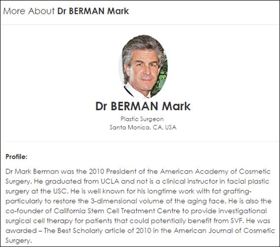 About Dr. Berman