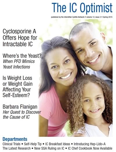 The Interstitial Cystitis Network’s IC Optimist magazine